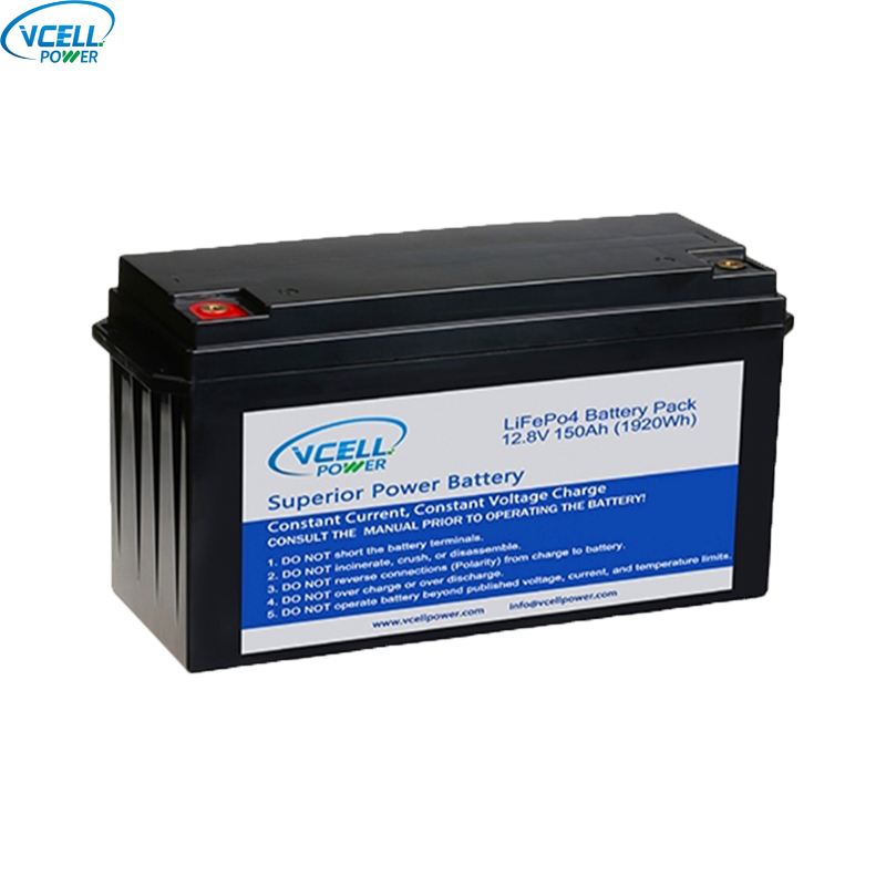 12,8 V 12 V 150 Ah Deep Cycle LiFePO4-batterij