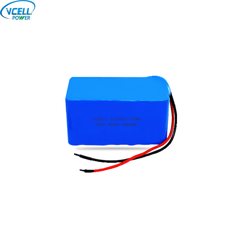 24V 20Ah 21700 7S4P Li-ionaccu