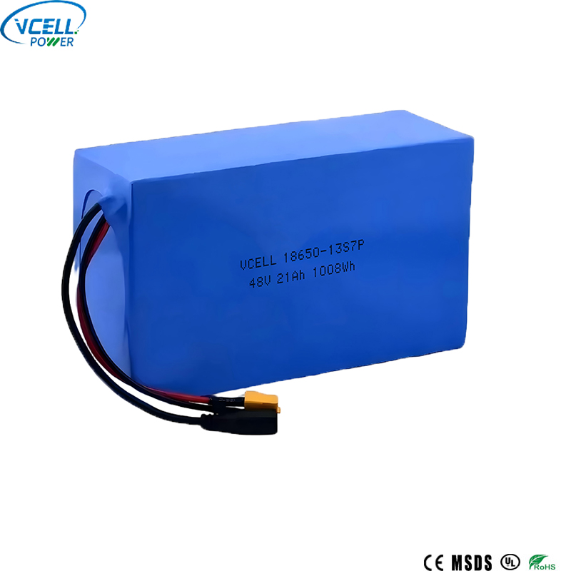 48V 21Ah 18650 oplaadbare lithium-ionbatterij