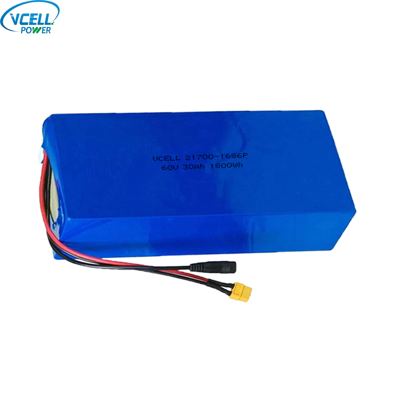 60V 30Ah oplaadbare lithium-ionbatterij